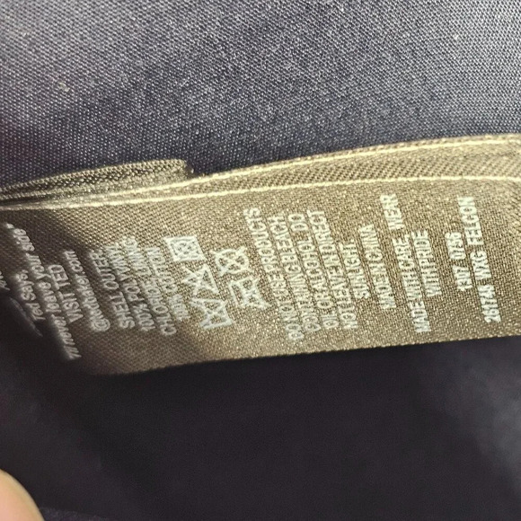 Ted Baker Felcon Floral Applique Envelope Pouch Navy Blue Clutch -No Wrist Strap - Picture 7 of 8